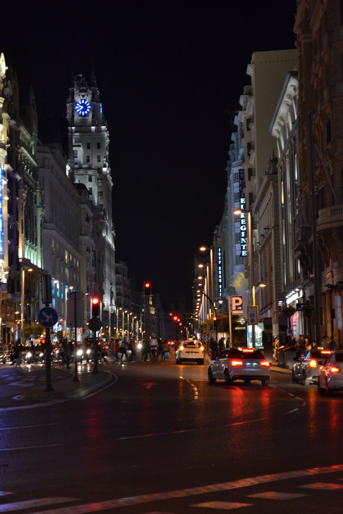 la gran via a madrid